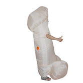 Adult Inflatable Balls Costume Halloween Funny Fancy Dress Costume Party Dress - INSWEAR